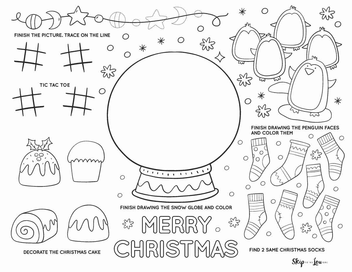christmas placemat