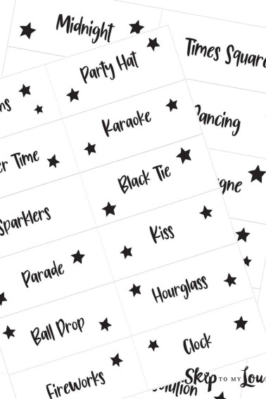 charades printable cards