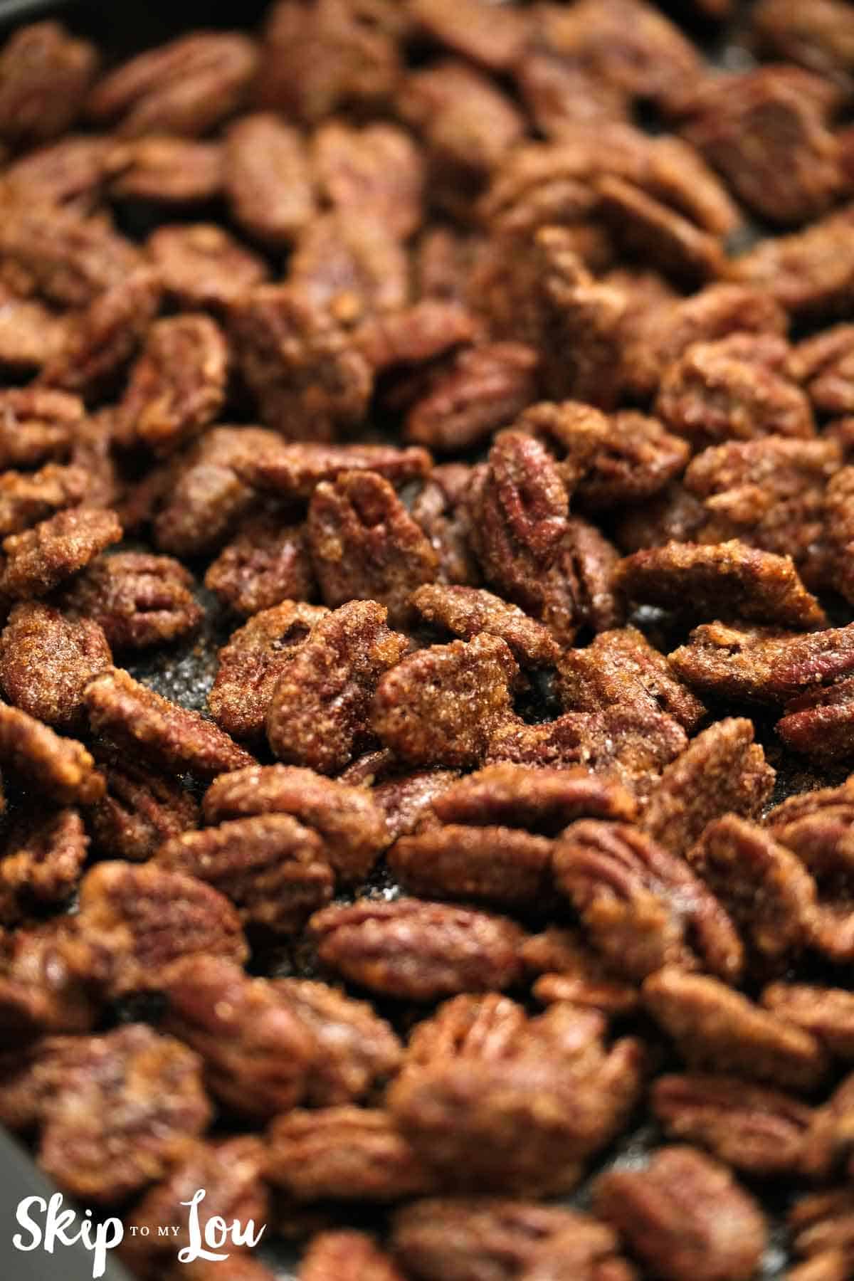 baked candied pecans