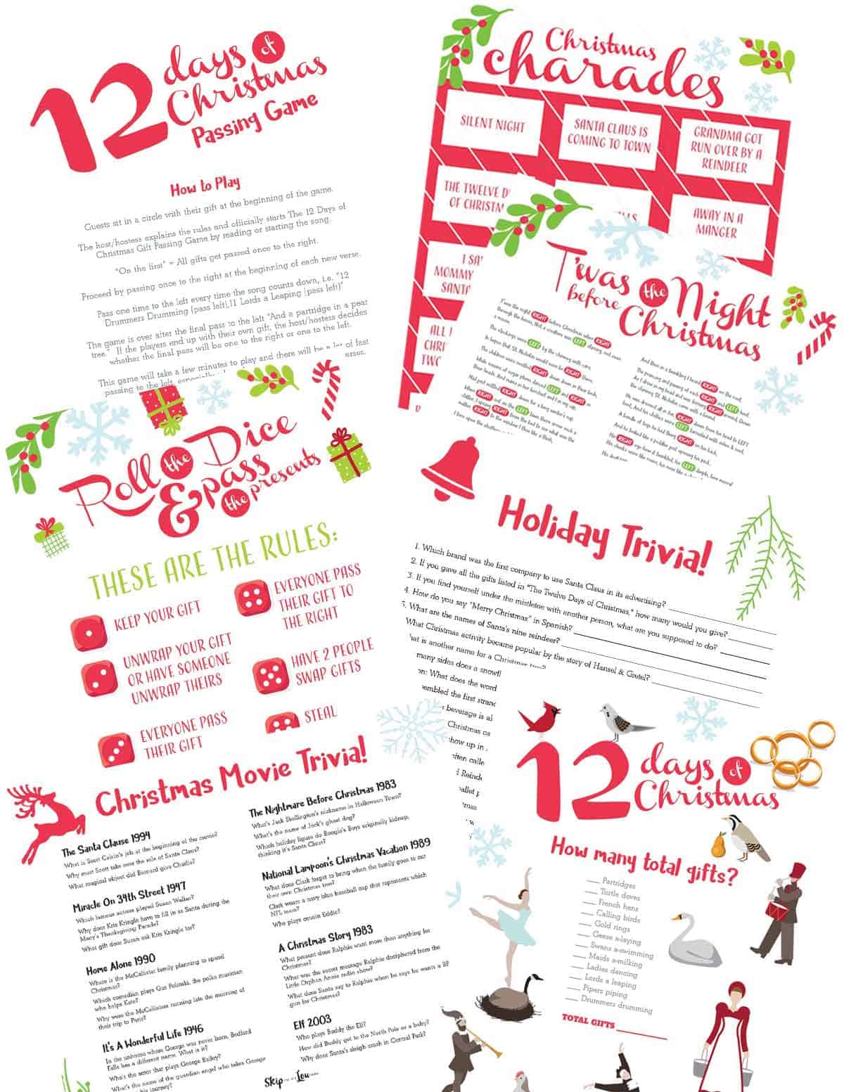 printable Christmas Games