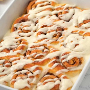 Cinnamon Roll Recipe iced rolls