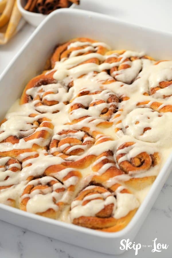 Cinnamon Roll Recipe iced rolls