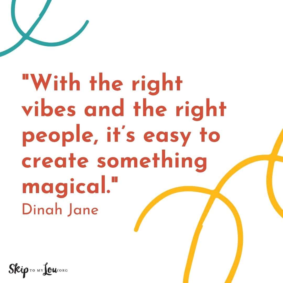 Good Vibes quotes With the right vibes and the right people it's easy to create something magical.