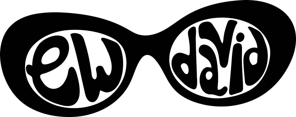 ew david on sunglasses