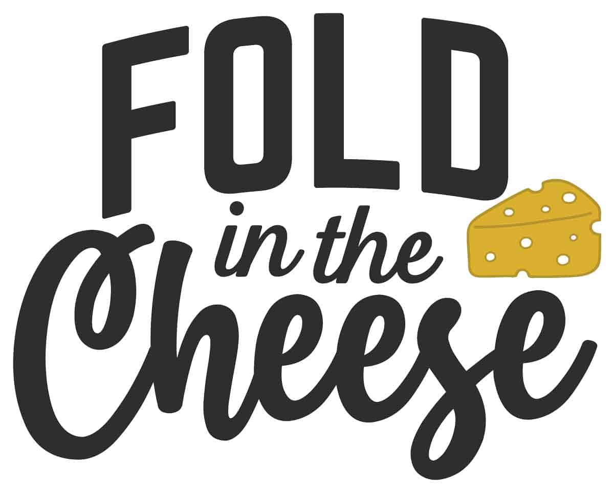 fold in the cheese