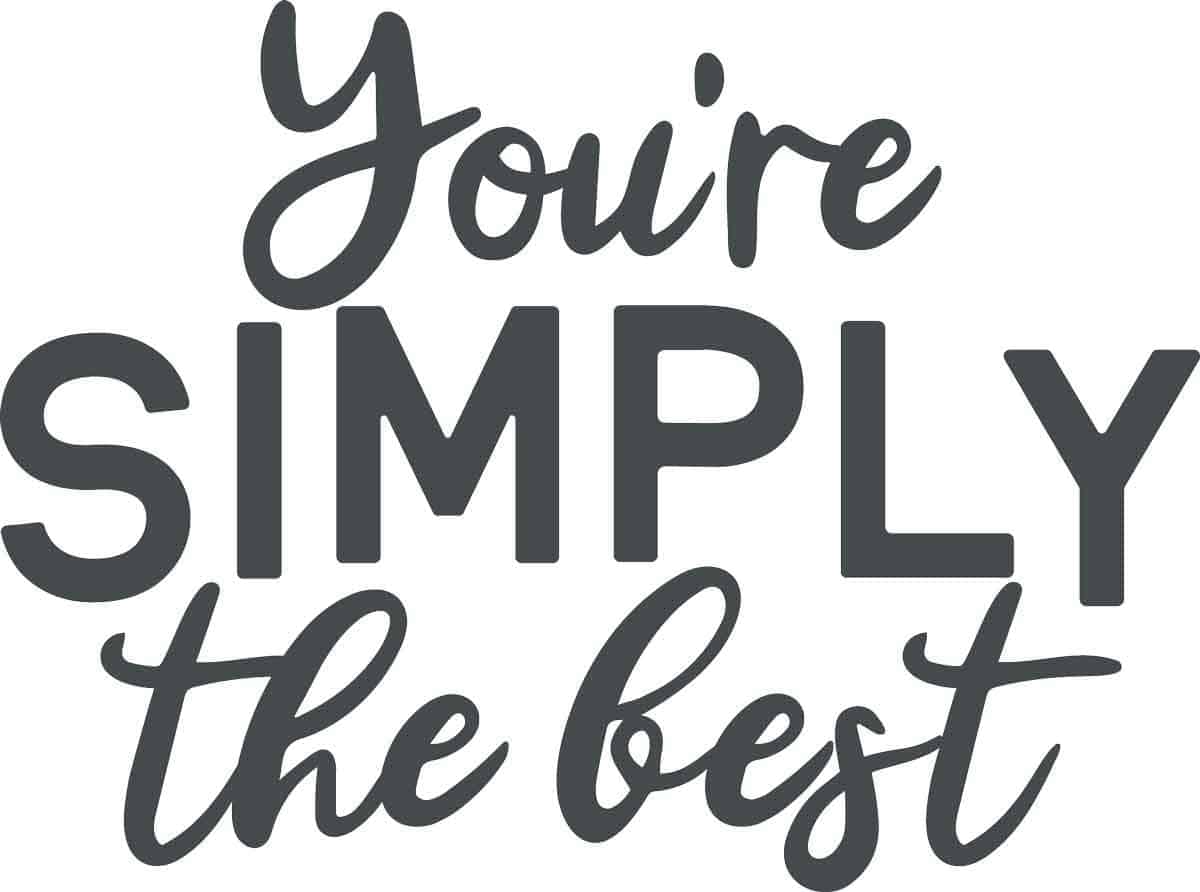 youre simply the best