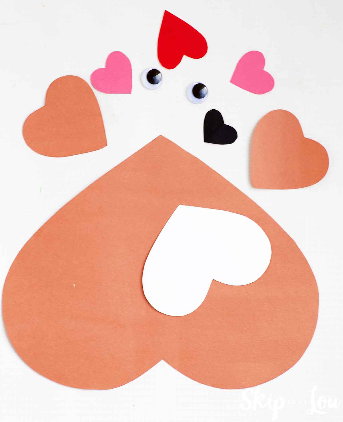 supplies for heart bear or heart dog