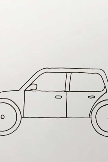 add in details for the door handles and rearview mirror