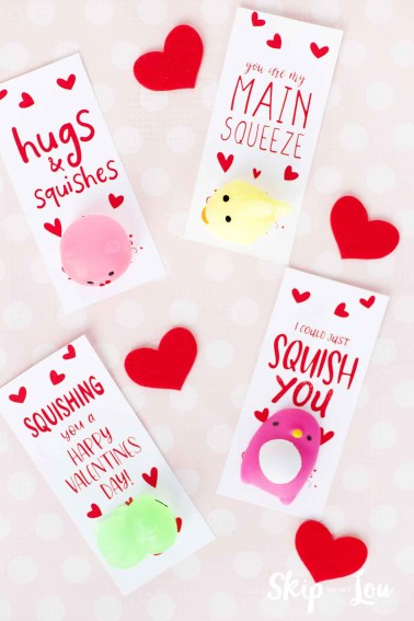 Squishy printable Valentine Cards