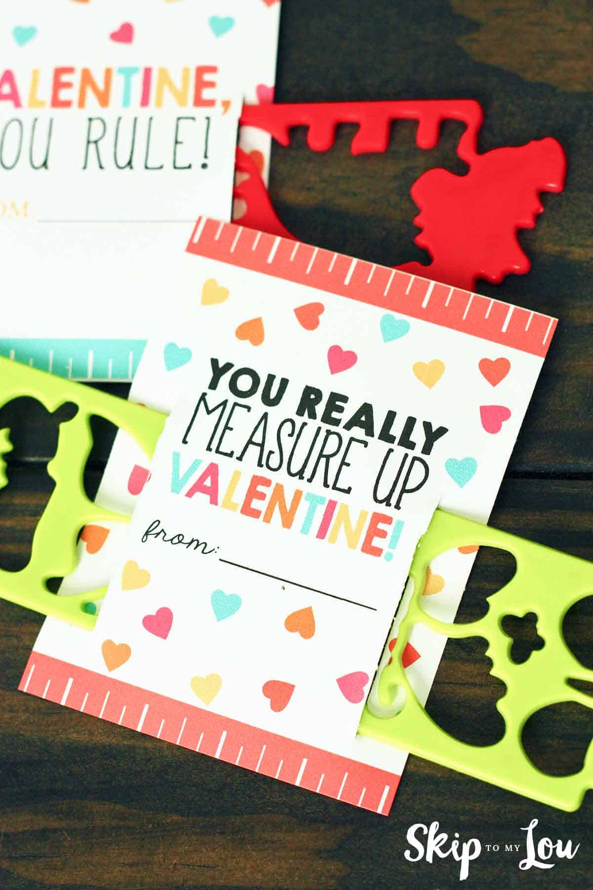 You really measure up valentine! card