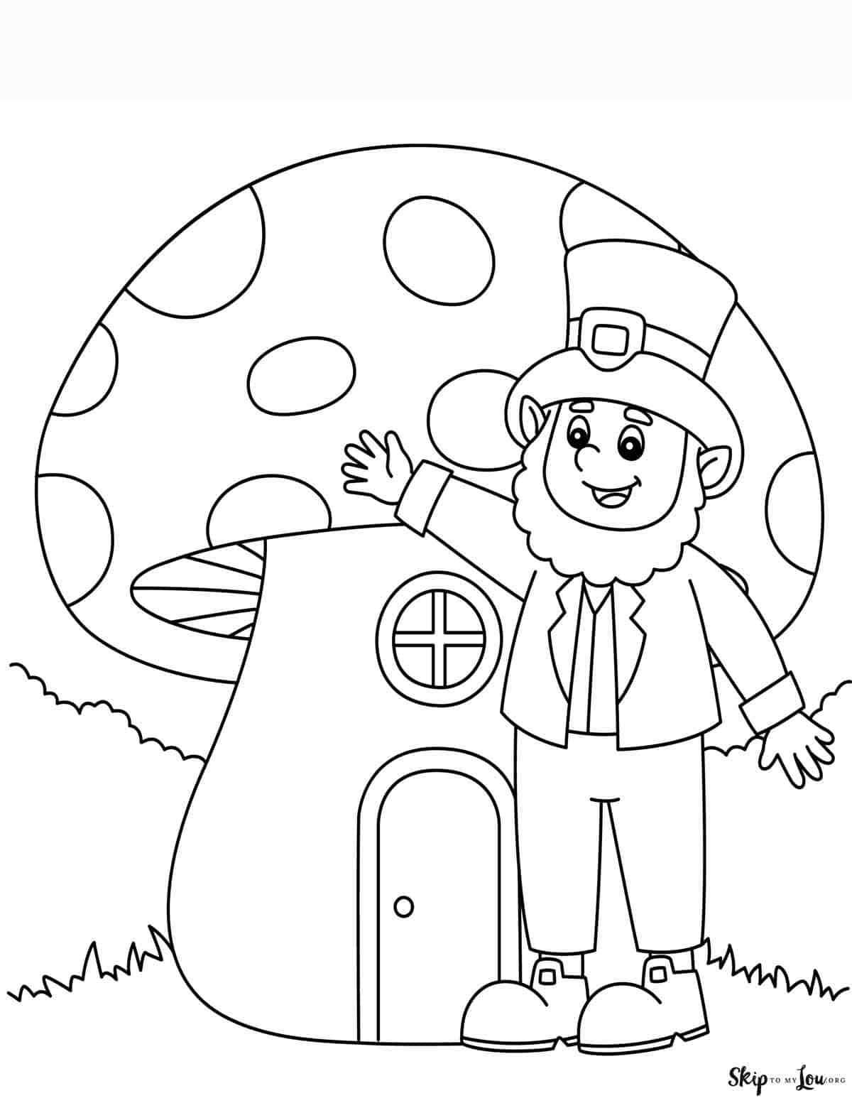 leprechaun mushroom house