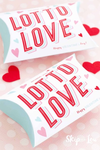 lottery ticket valentine gift
