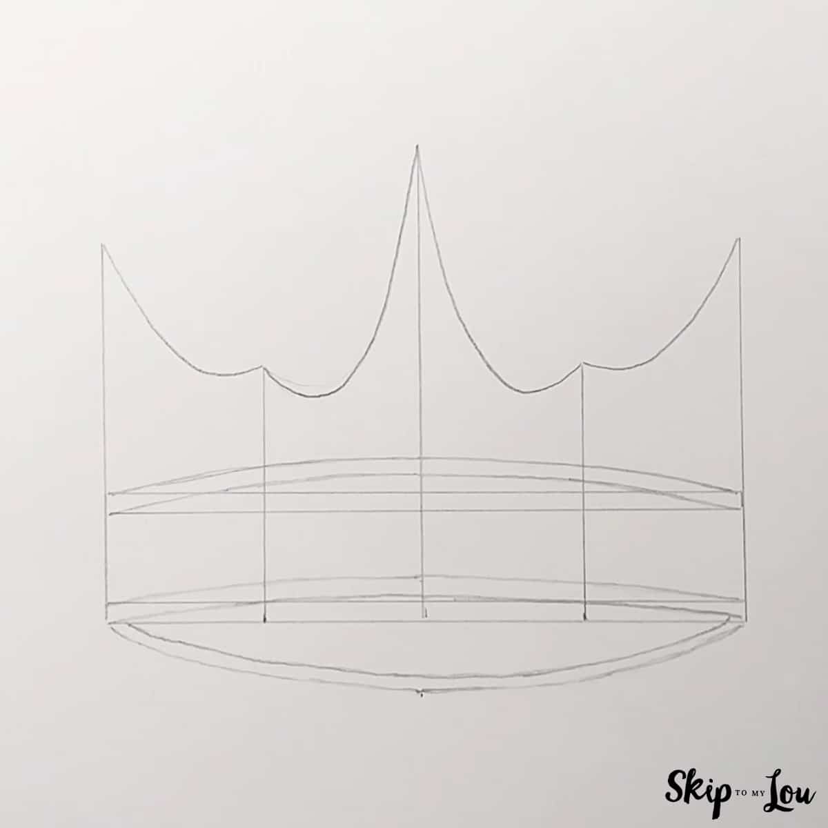 next sketch top of crown