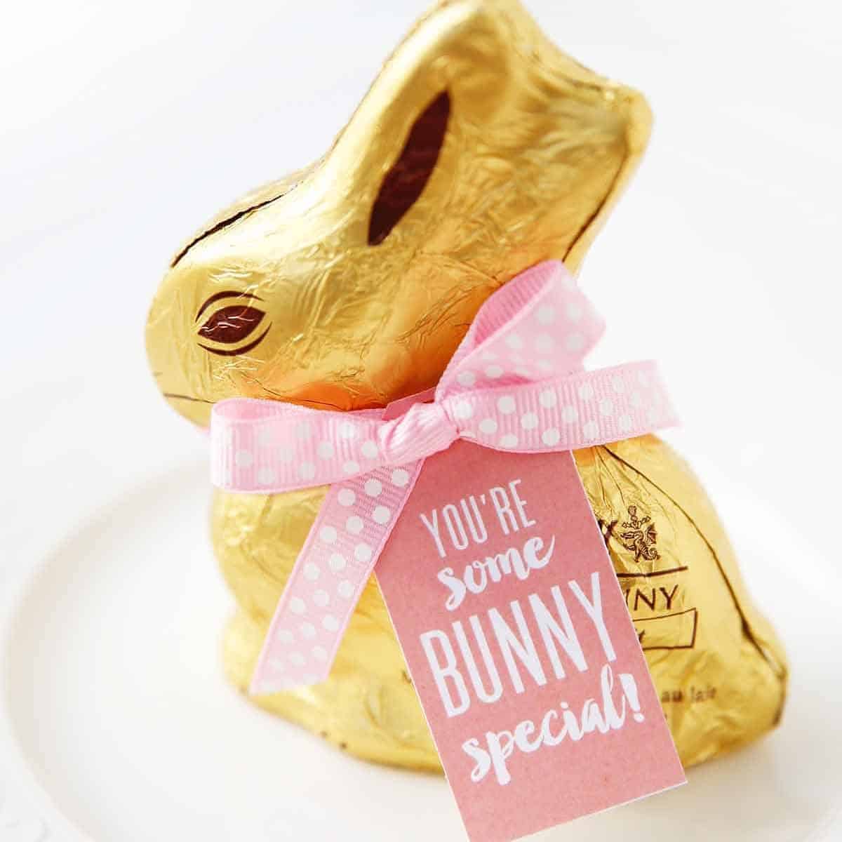easter printable favor tags some bunny special