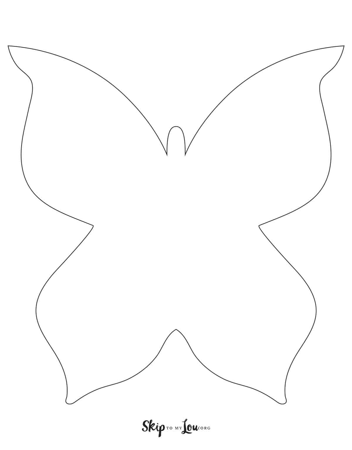 Butterfly Drawing Outline