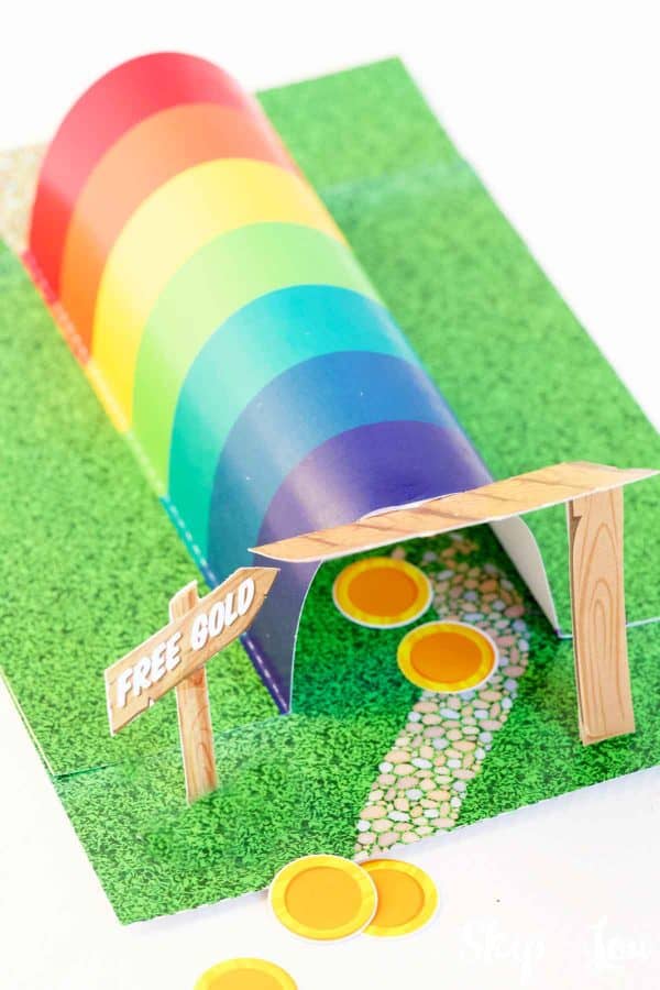 Rainbow Leprechaun Trap set up 