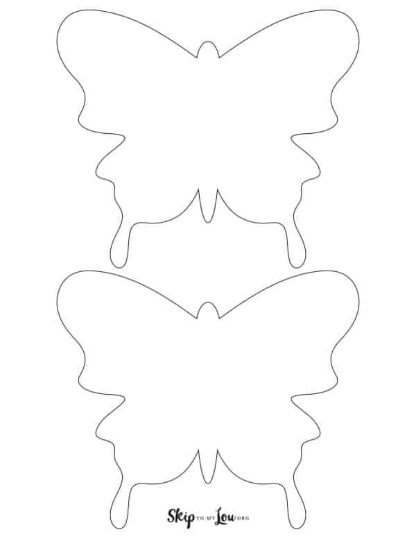 Download printable of 2 butterflies
