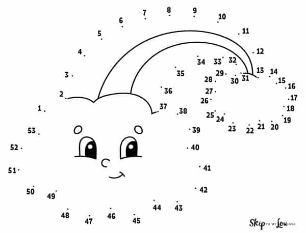 Rainbow dot to dot download