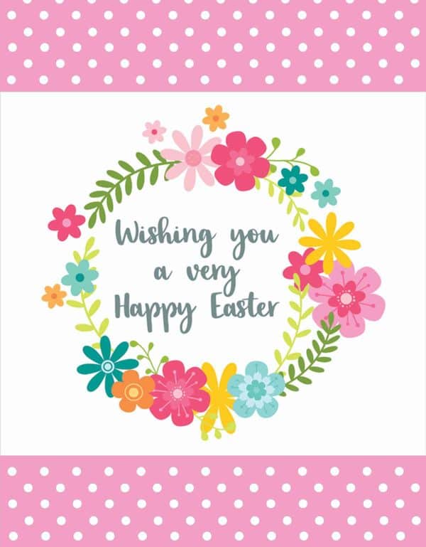 wishing you a very happy Easter