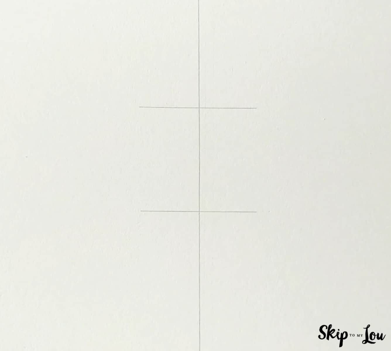 draw center line for the bee drawing