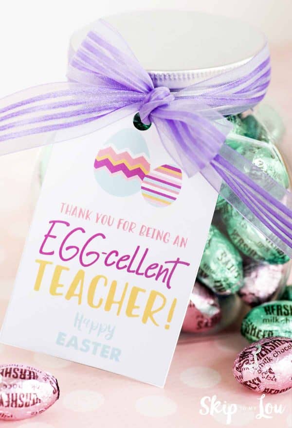 eggcellant teacher gift tag