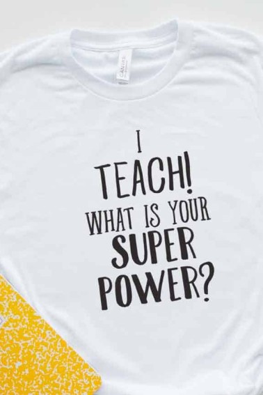i teach what is your superpower teacher shirt