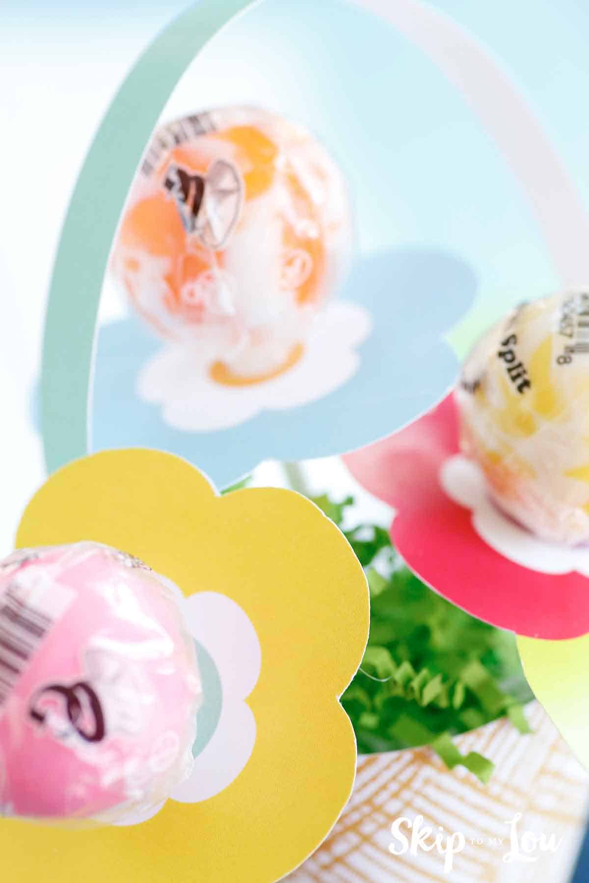 lollipop flowers in may basket
