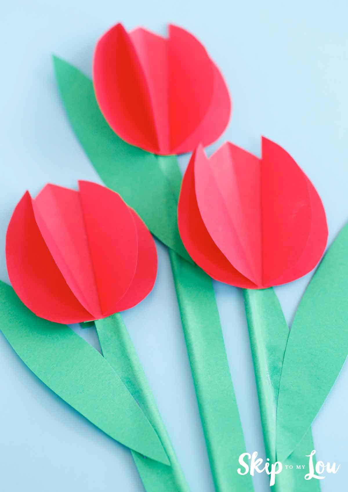 paper tulips