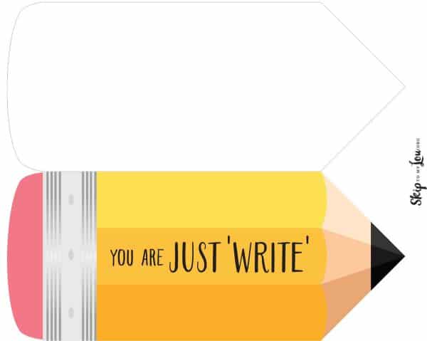 you are just 'write' card