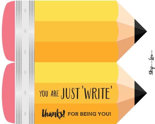 you are just 'rite' thanks for being you card full color