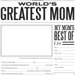 mother's day newspaper