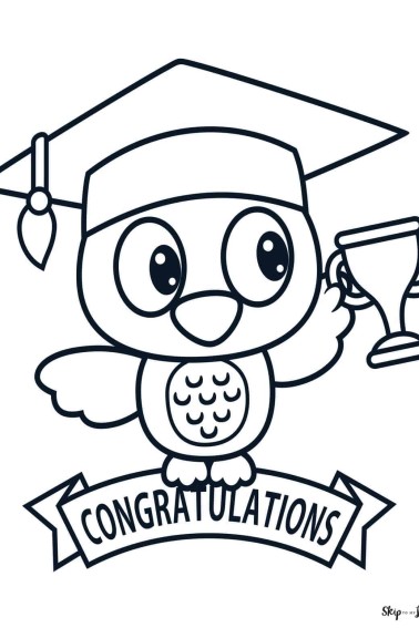 congratulations graduation coloring page