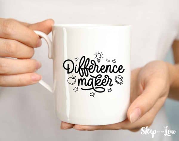 mug that says different maker