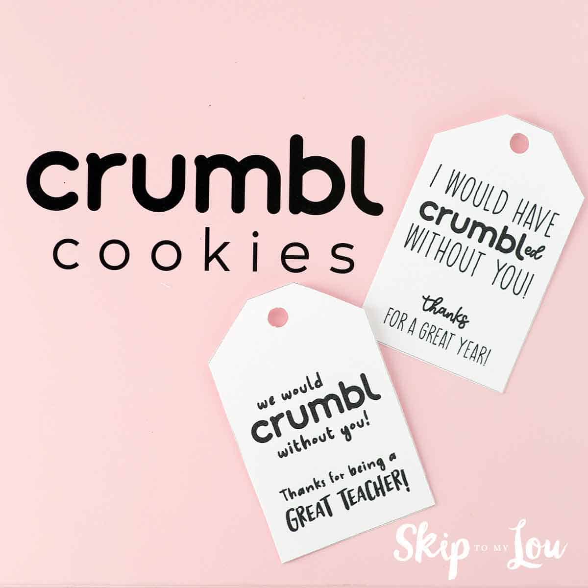 Cookie Tags Crumbl