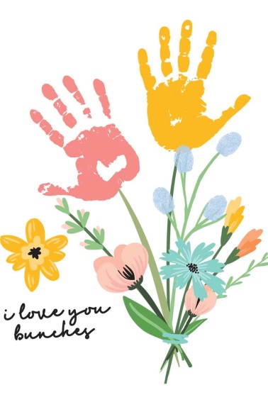 handprint flowers