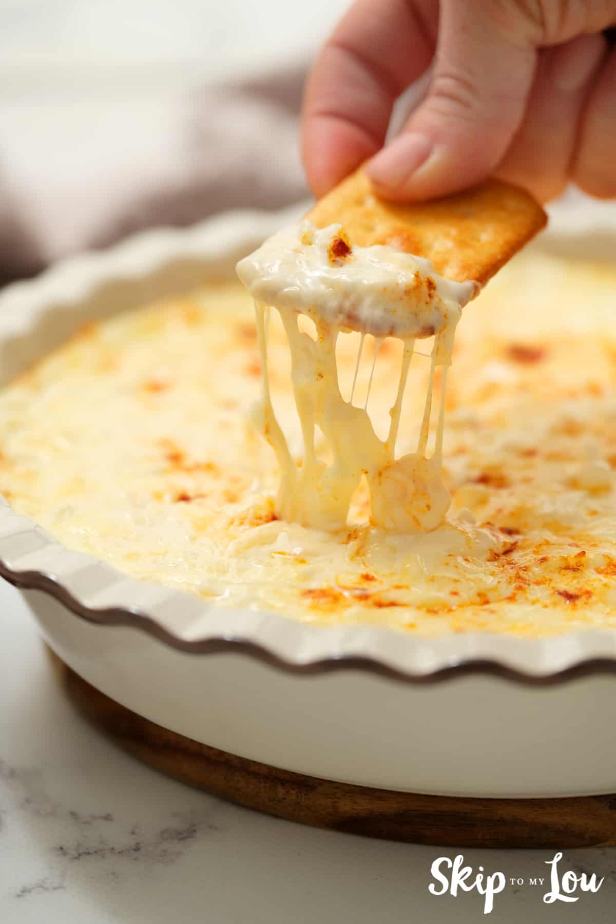 bake and serve with crackers