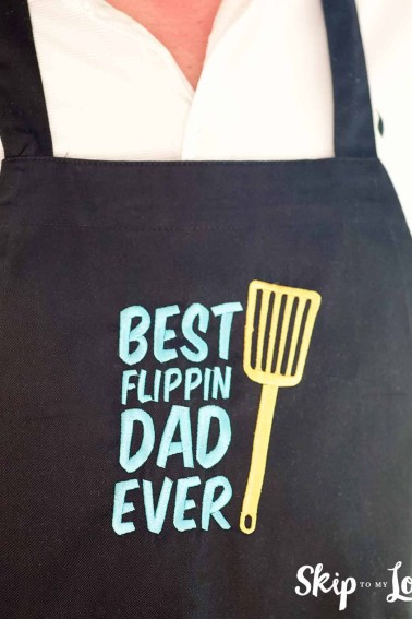 best flippin dad apron