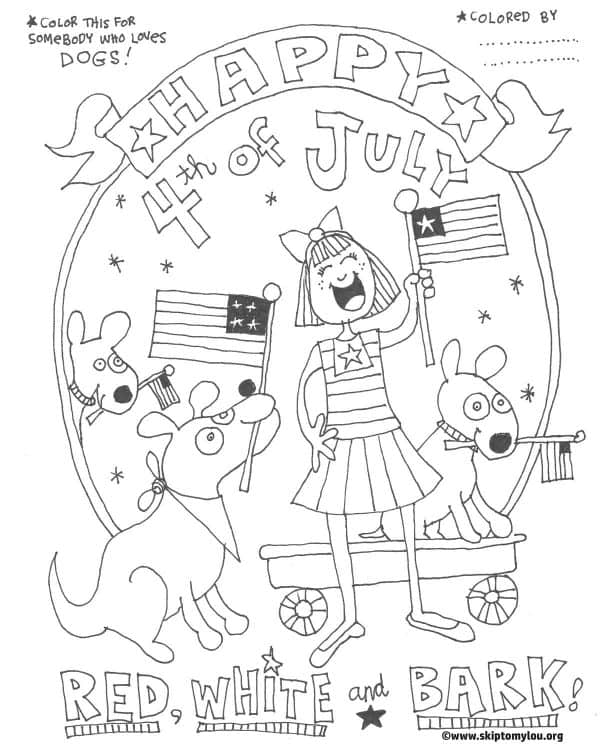 fourth of July coloring sheets