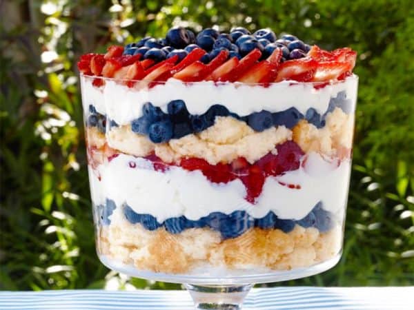  red, white, and blue berry dessert