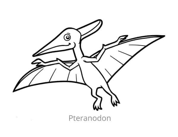 pteranodon coloring page