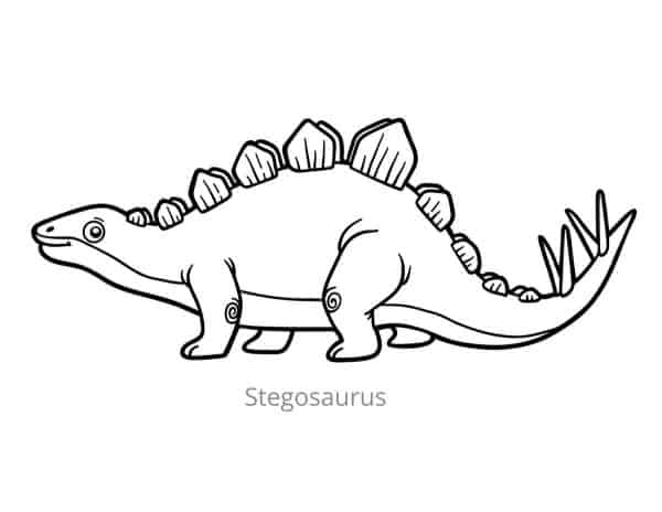 stegosaurus coloring pages