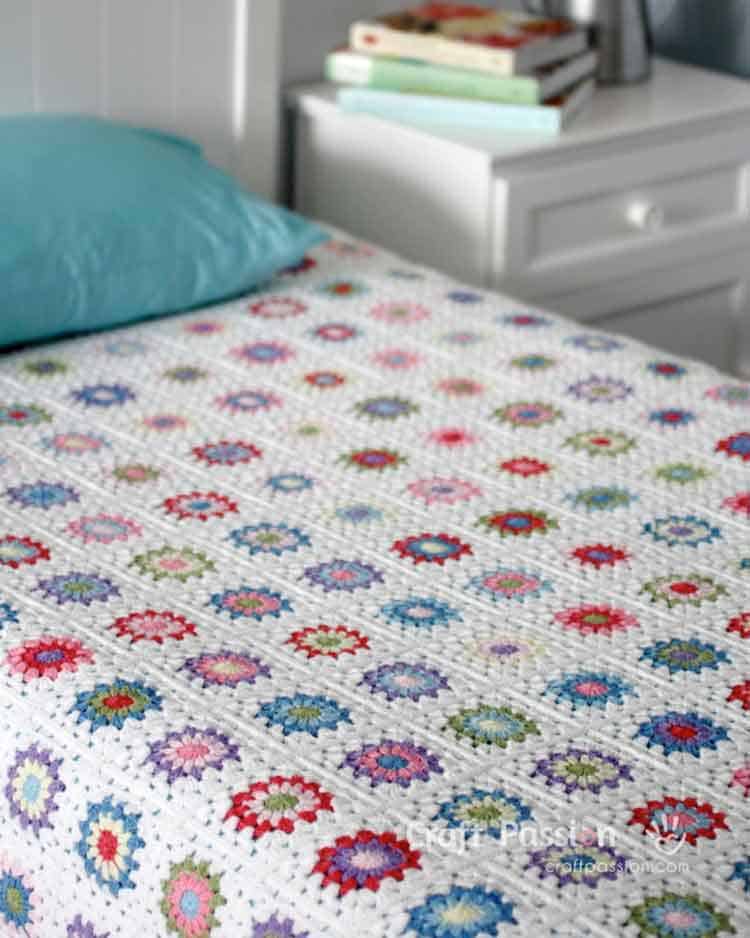 excellent handwork on this granny square blanket