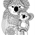 koala coloring page