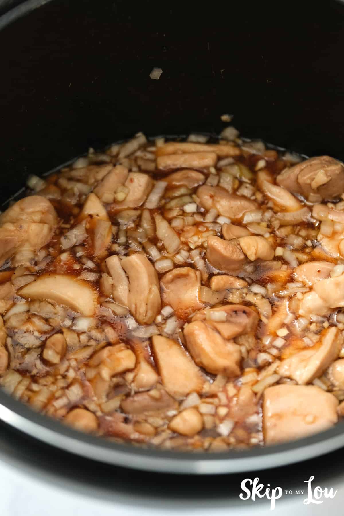 cook honey bourbon chicken for 10 minutes
