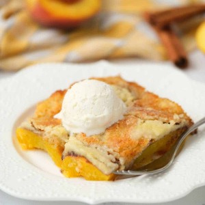 peach dump cake