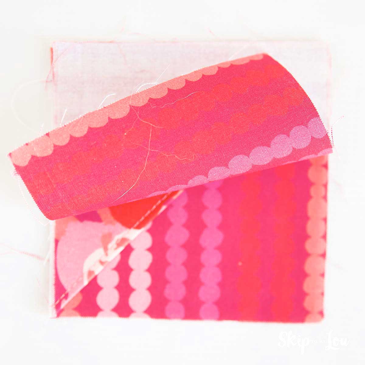 stack fabric for sewing