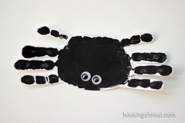 spider handprint