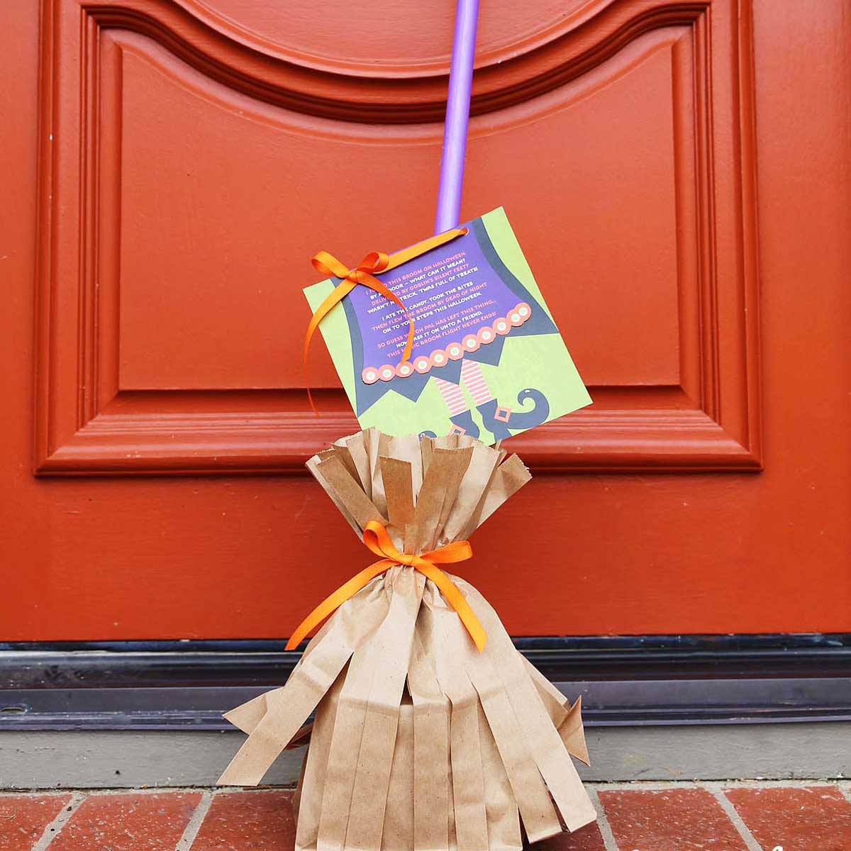 Halloween Magic Broom You’ve Been Booed Activity for Kids