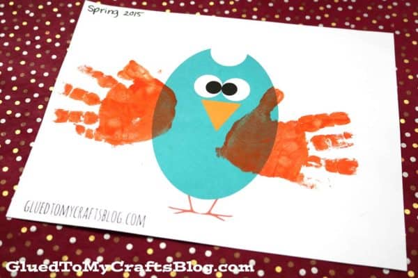 owl handprint craft