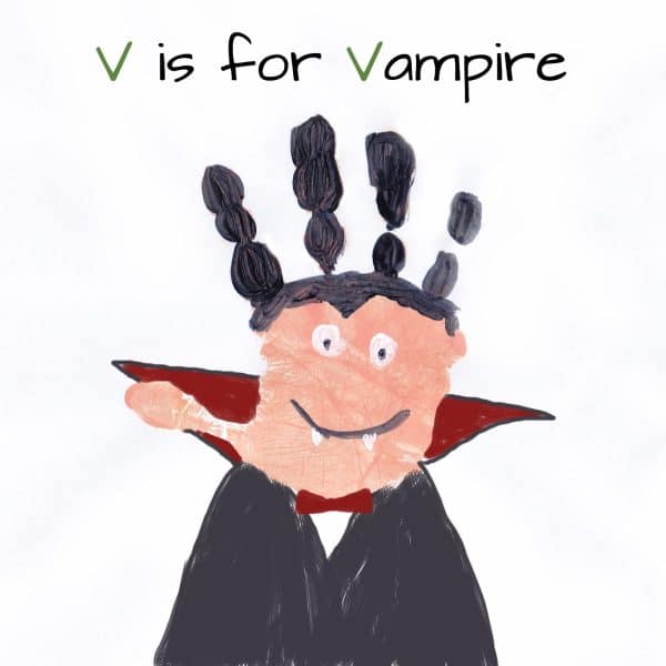 vampire handprint